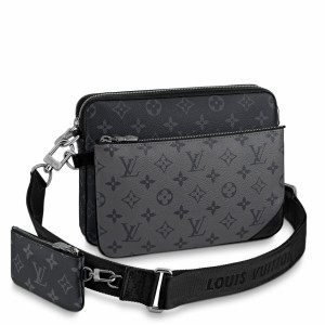 Louis Vuitton Trio Messenger Bag In Monogram Eclipse Canvas M69443