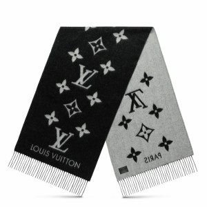 Louis Vuitton Black Reykjavik Scarf M71040