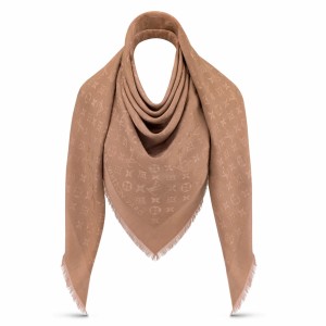 Louis Vuitton Cappuccino Monogram Shawl M75872