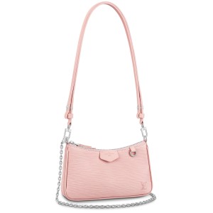 Louis Vuitton Easy Pouch On Strap In Pink Epi Leather M80483