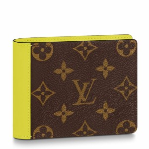 Louis Vuitton Multiple Wallet In Monogram Macassar Canvas M80781