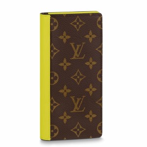 Louis Vuitton Brazza Wallet In Monogram Macassar Canvas M80790