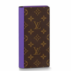 Louis Vuitton Brazza Wallet In Monogram Macassar Canvas M81538