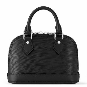 Louis Vuitton Alma Nano Bag In Black Epi Leather M81945