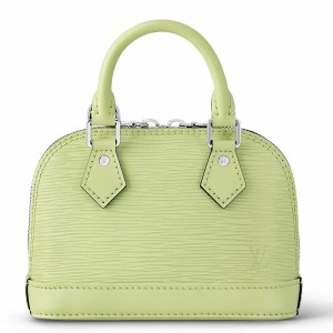 Louis Vuitton Alma Nano Bag In Light Green Epi Leather M82403