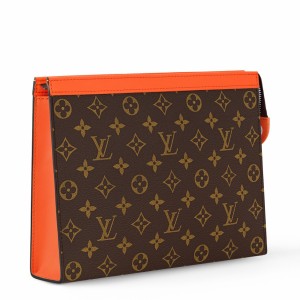 Louis Vuitton Pochette Voyage MM in Monogram Macassar Canvas M82855