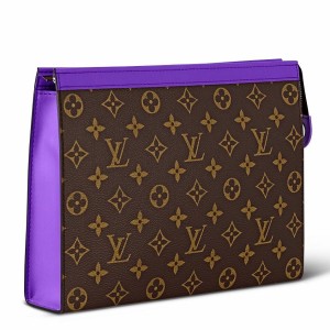 Louis Vuitton Pochette Voyage MM in Monogram Macassar Canvas M82859