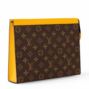 Louis Vuitton Pochette Voyage MM in Monogram Macassar Canvas M82860