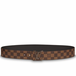 Louis Vuitton LV Initiales 40MM Belt In Damier Ebene Canvas M9807S