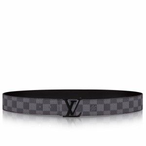 Louis Vuitton LV Initiales 40MM Belt In Damier Graphite Canvas M9808S