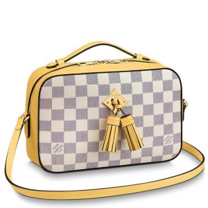 Louis Vuitton Saintonge Bag In Damier Azur Canvas N40154