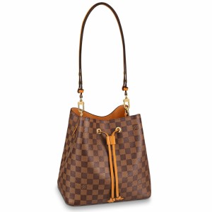 Louis Vuitton Neonoe MM Bag In Damier Ebene Canvas N40213