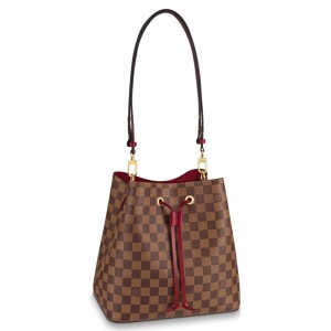 Louis Vuitton Neonoe MM Bag In Damier Ebene Canvas N40214
