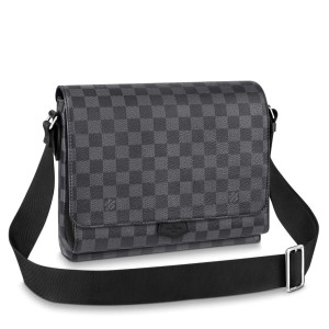 Louis Vuitton New Flap Messenger In Damier Graphite Canvas N40418