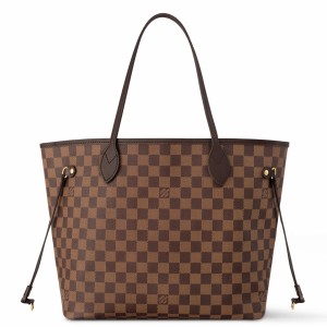 Louis Vuitton Neverfull MM Bag in Damier Ebene Canvas N40599
