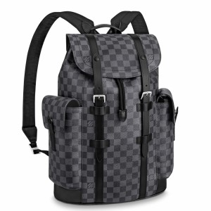 Louis Vuitton Christopher PM Backpack In Damier Graphite Canvas N41379