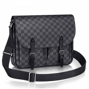 Louis Vuitton Christopher Messenger Bag In Damier Graphite Canvas N41500