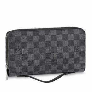 Louis Vuitton Zippy XL Wallet In Damier Graphite Canvas N41503