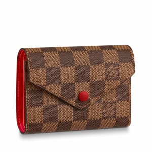 Louis Vuitton Victorine Wallet In Damier Ebene Canvas N41659