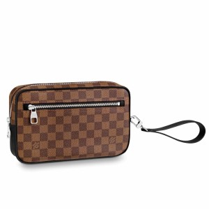 Louis Vuitton Kasai Clutch In Damier Ebene Canvas N41663