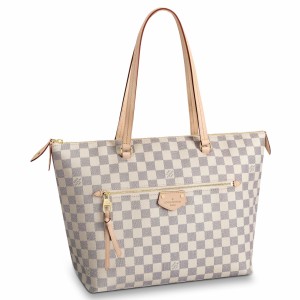 Louis Vuitton Iena MM Bag In Damier Azur Canvas N44040