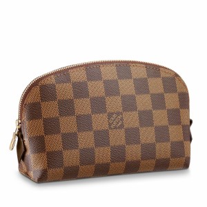 Louis Vuitton Cosmetic Pouch In Damier Ebene Canvas N47516