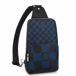 Louis Vuitton Avenue Sling Bag In Damier Infini 3D Leather N50024