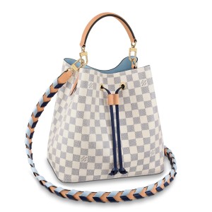 Louis Vuitton Damier Azur NeoNoe MM With Braided Strap N50042