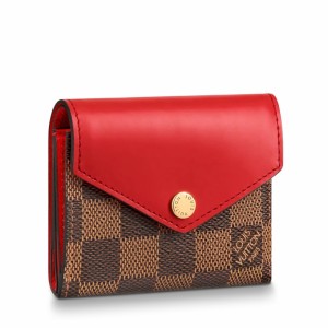 Louis Vuitton Zoe Wallet In Damier Ebene Canvas N60166