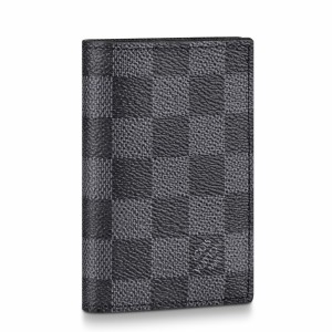 Louis Vuitton Slender Pocket Organizer In Damier Graphite Canvas N60256