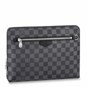 Louis Vuitton New Pouch In Damier Graphite Canvas N60417
