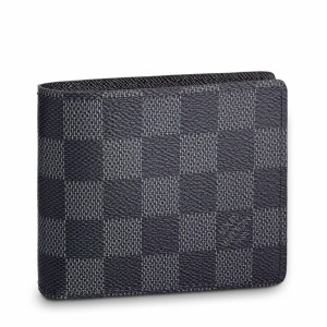 Louis Vuitton Slender Wallet In Damier Graphite Canvas N63261