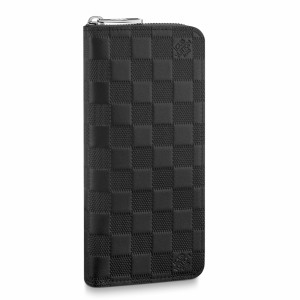 Louis Vuitton Zippy Vertical Wallet In Damier Infini Leather N63548