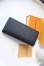 Louis Vuitton Brazza Wallet In Black Taiga Leather M30791