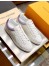 Louis Vuitton Men's Luxembourg Sneakers In White Monogram Leather