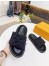 Louis Vuitton Pool Pillow Flat Comfort Mules Black
