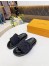 Louis Vuitton Pool Pillow Flat Comfort Mules Black