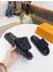 Louis Vuitton Pool Pillow Flat Comfort Mules Black