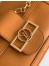 Louis Vuitton Dauphine Soft MM Bag in Orange Calfskin M25048