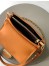 Louis Vuitton Dauphine Soft MM Bag in Orange Calfskin M25048