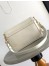 Louis Vuitton Dauphine Soft MM Bag in White Calfskin M25050