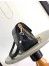 Louis Vuitton Dauphine Soft MM Bag in Black Calfskin M25209