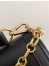 Louis Vuitton Dauphine Soft MM Bag in Black Calfskin M25209