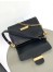 Louis Vuitton Dauphine Soft MM Bag in Black Calfskin M25209