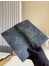 Louis Vuitton Brazza Wallet In Taurillon Shadow Leather M80042
