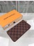 Louis Vuitton Zippy Wallet In Damier Ebene Canvas N41661