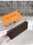 Louis Vuitton Zippy Wallet In Damier Ebene Canvas N41661
