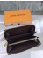 Louis Vuitton Zippy Wallet In Damier Ebene Canvas N41661
