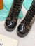 Louis Vuitton Star Trail Ankle Boots In Monogram Canvas