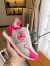 Louis Vuitton Women's Run Away Sneakers In Rose Suede